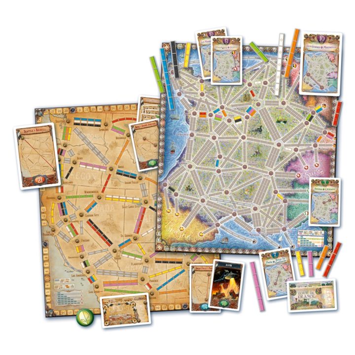 Asmodee Ticket to Ride Board Game France (+ The Old West) PEGI 8…