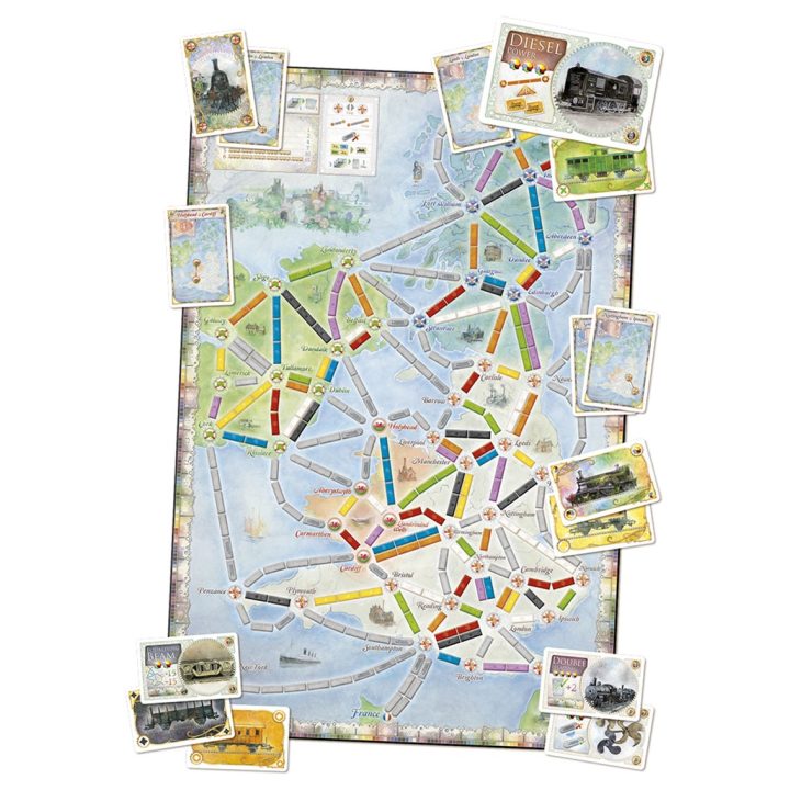 Asmodee Board Game Ticket to Ride United Kingdom PEGI 8 (DW720122)