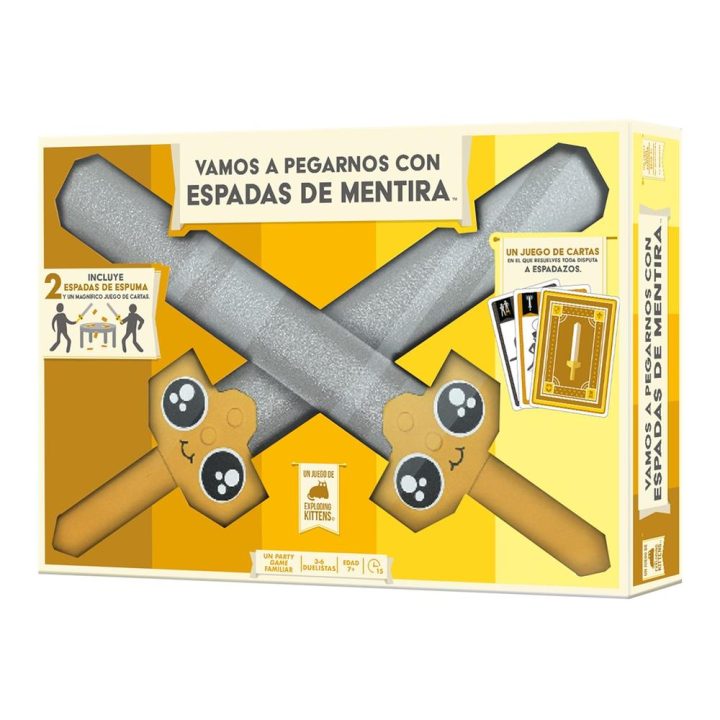 Asmodee Board Game Let's Hit Each Other with Fake Swords Recommended…
