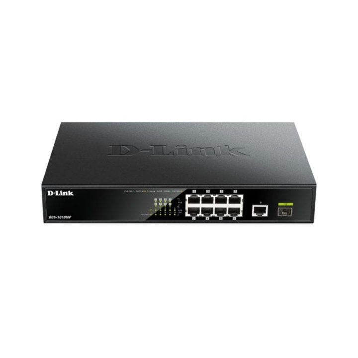D-Link DGS-1010MP/E Unmanaged L2 Gigabit Ethernet (10/100/1000) Power…