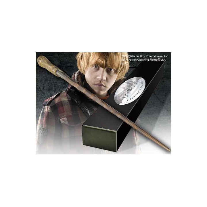 Réplica da varinha de Ron Weasley da coleção The Noble Collection…