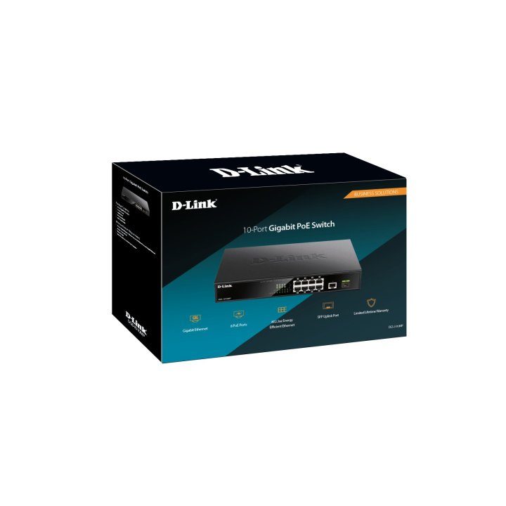 D-Link DGS-1010MP/E Unmanaged L2 Gigabit Ethernet (10/100/1000) Power…