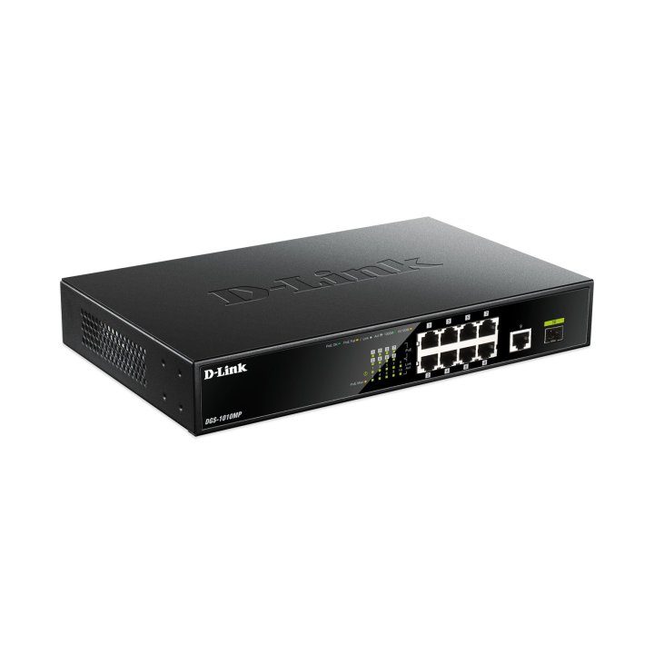 D-Link DGS-1010MP/E Unmanaged L2 Gigabit Ethernet (10/100/1000) Power…