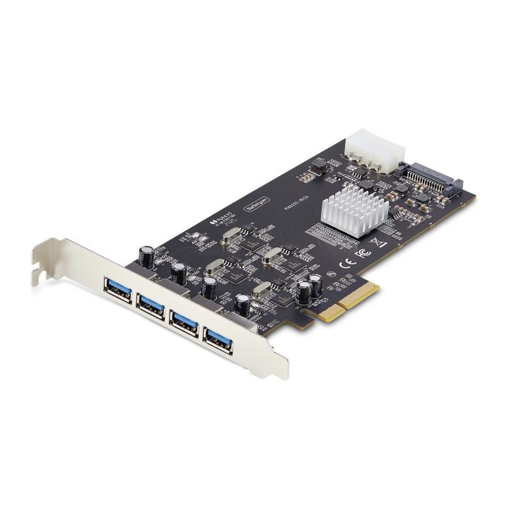 StarTech.com 4-Port USB-A PCI Express Card - 5Gbps PCIe USB 3.2 Card…