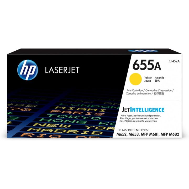 HP Cartucho de Toner Original LaserJet 655A Amarelo
