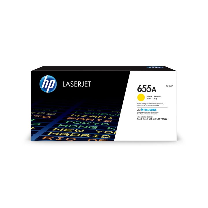 HP Original LaserJet 655A Yellow Toner Cartridge