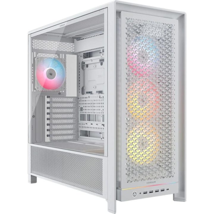 Corsair Frame 5000D RS ATX ARGB Tempered Glass White PC Case…