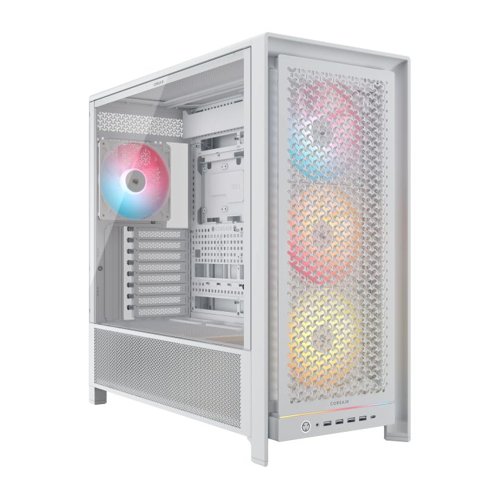 Corsair Frame 5000D RS ATX ARGB Tempered Glass White PC Case…
