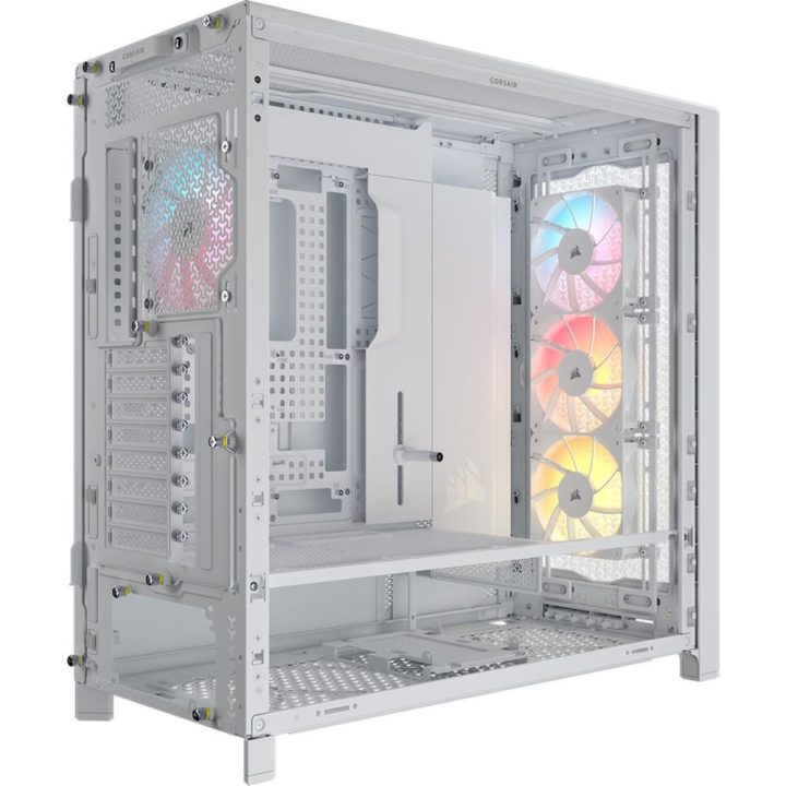 Gabinete de PC gaming Corsair frame 5000D rs ATX ARGB vidro temperado…