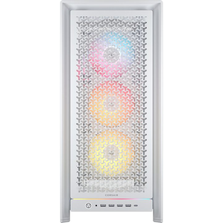 Corsair Frame 5000D RS ATX ARGB Tempered Glass White PC Case…