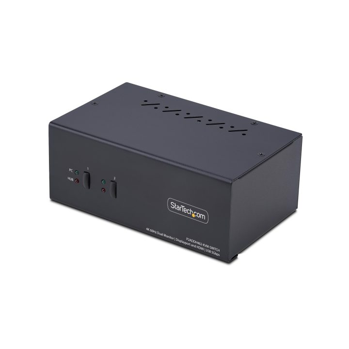 StarTech.com Switch KVM de 2 Puertos DisplayPort HDMI - Conmutador…