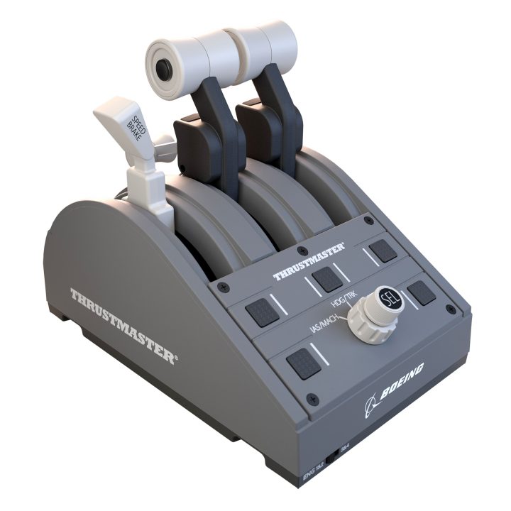 Thrustmaster TCA Quadrant Boeing Edition Gray USB Flight Control Yoke…