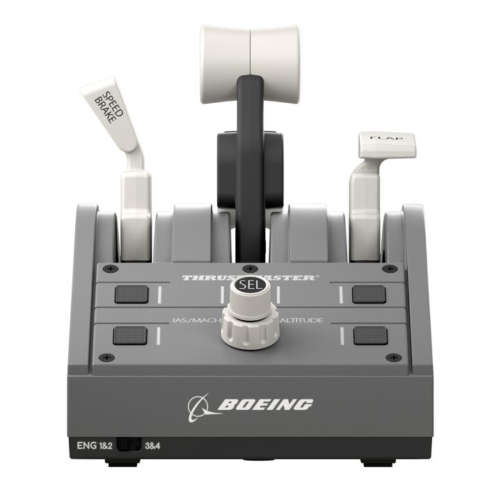 Thrustmaster TCA Quadrant Boeing Edition Cinzento USB Alavanca de…
