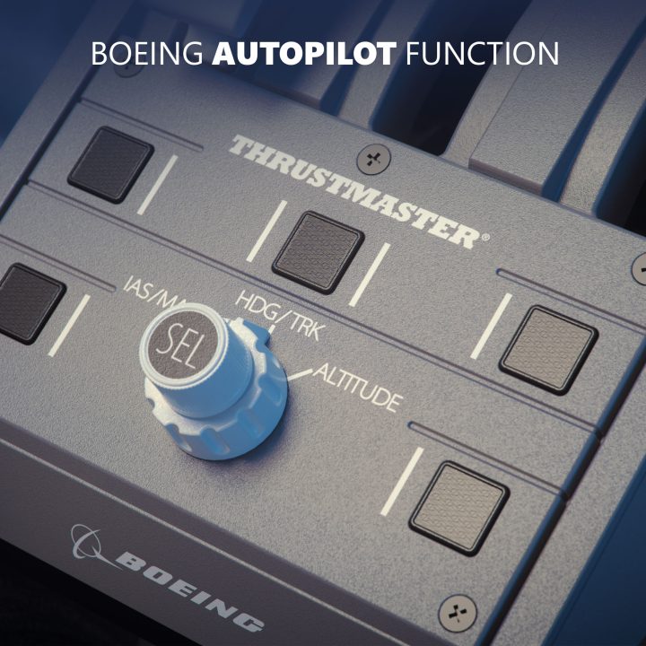 Thrustmaster TCA Quadrant Boeing Edition Gray USB Flight Control Yoke…