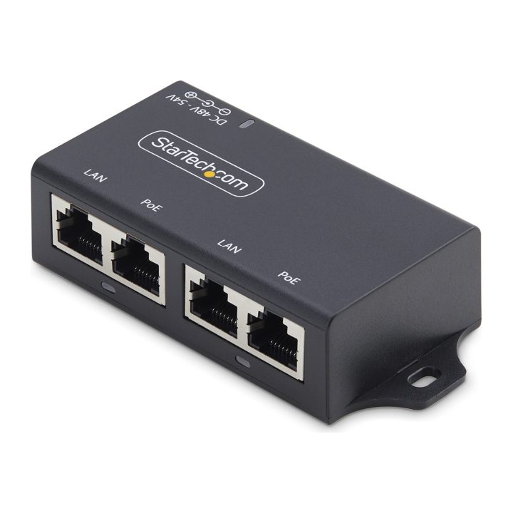StarTech.com Injetor PoE PoE++ de 2 Portas - Alimentador PoE -…