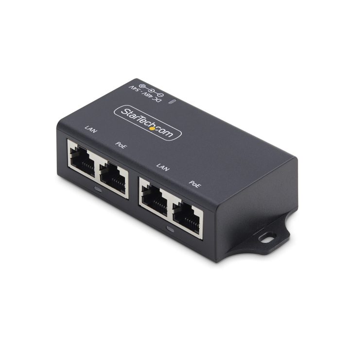 StarTech.com 2-Port PoE++ Injector - PoE Power Injector - 10/100/1000…