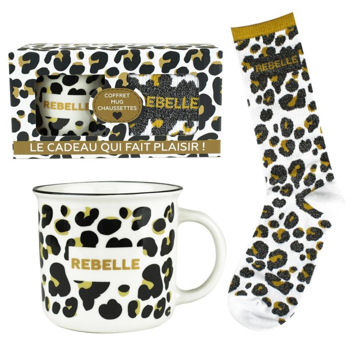 Enesco Rebelle Mug + Socks (644252)