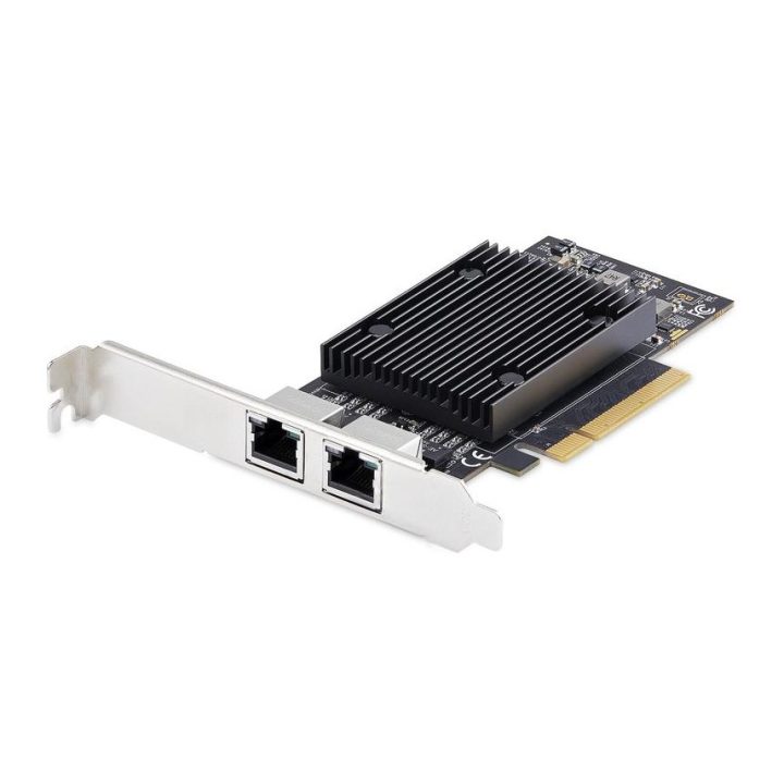 StarTech.com Placa de Rede Ethernet PCIe de 2 Portas RJ45 de 10Gb -…