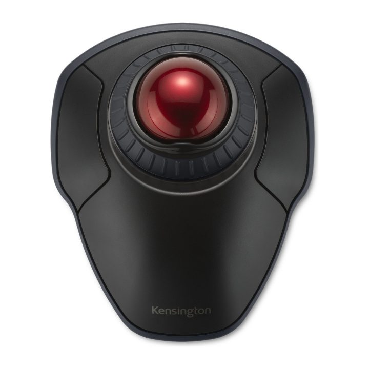 Trackball sem fios Kensington Orbit com anel de deslocamento: preto