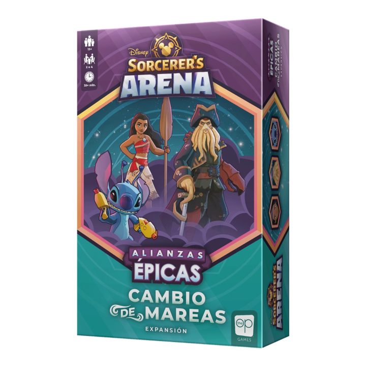 Asmodee Jogo de tabuleiro Disney Sorcerer's Arena Mudança de Marés…