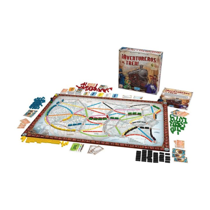 Asmodee Jogo de tabuleiro Aventureros ao Comboio PEGI 8 (DW7281)