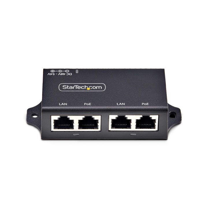 StarTech.com 2-Port PoE++ Injector - PoE Power Injector - 10/100/1000…