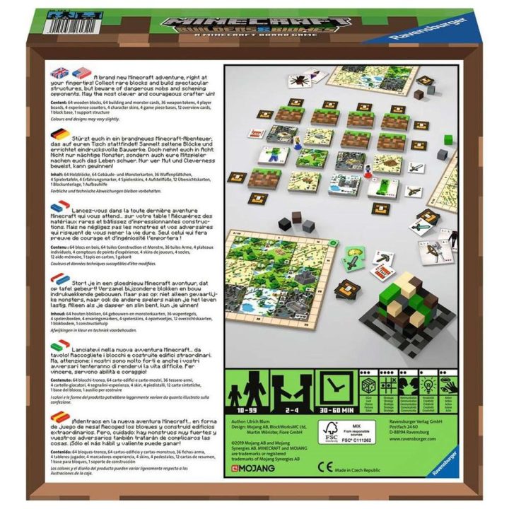 Juego de mesa Ravensburger minecraft builders & biomes (26132)