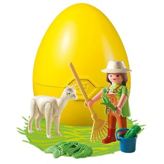 Playmobil cuidadora com alpaca (4944)