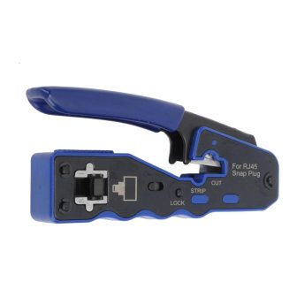 Alicate de cravar Phasak RJ45 fastcrimp profissional com descascador…