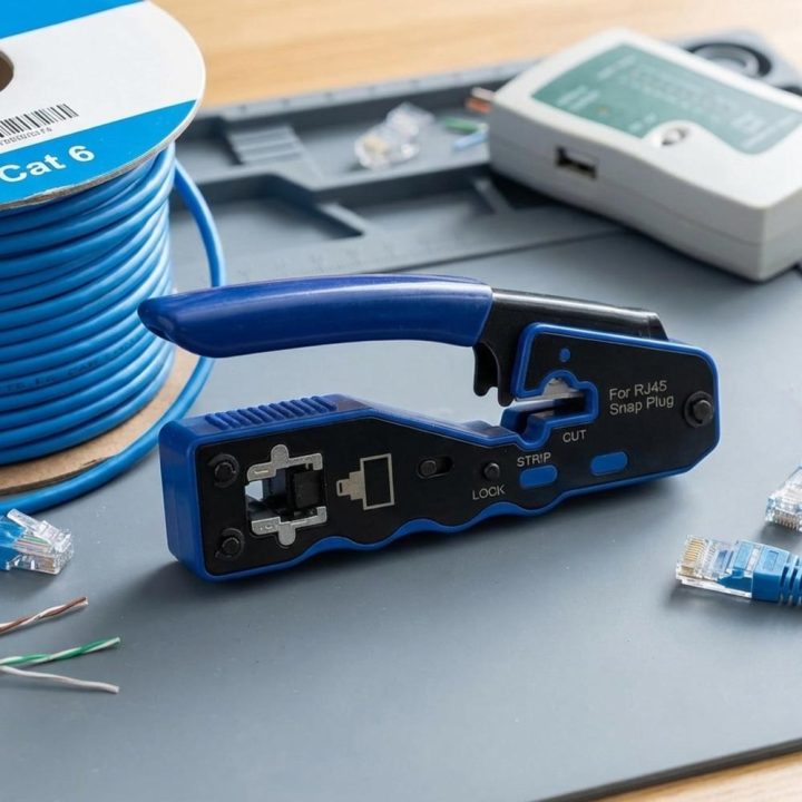 Phasak RJ45 Fastcrimp Professional Crimping Tool with Cable Stripper…
