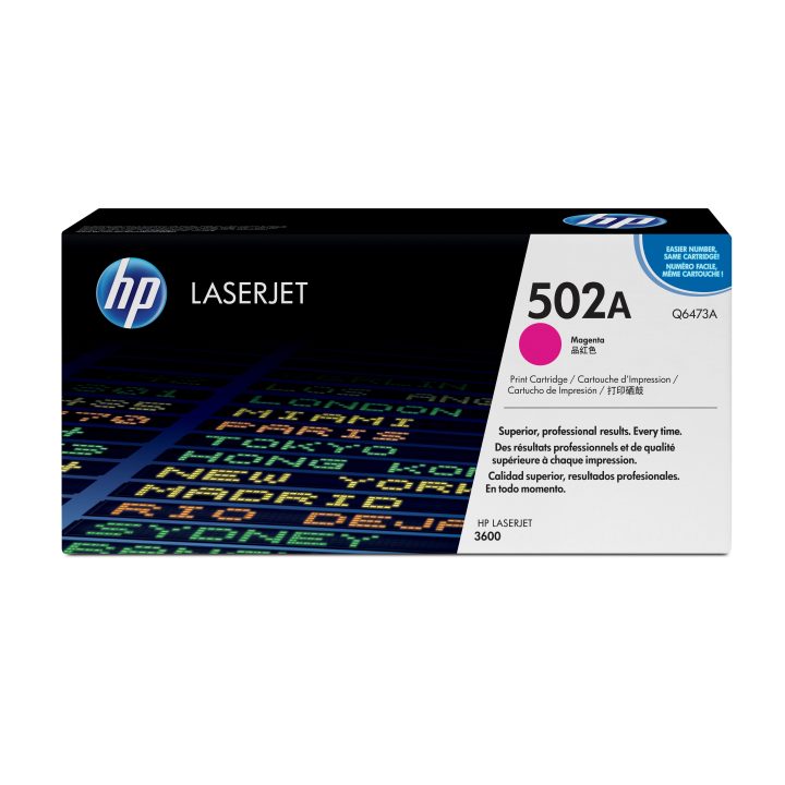 HP Original LaserJet 502A Magenta Toner Cartridge