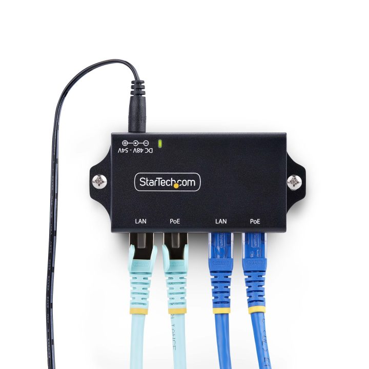 StarTech.com Injetor PoE PoE++ de 2 Portas - Alimentador PoE -…