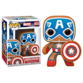 Funko Pop! Marvel – Natal Biscoito de Gengibre Capitão América