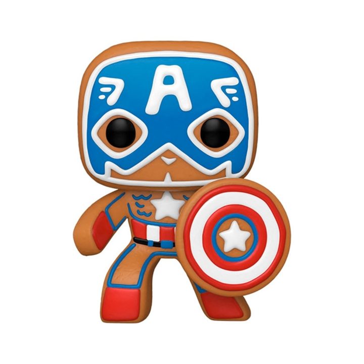Funko Pop! Marvel – Natal Biscoito de Gengibre Capitão América