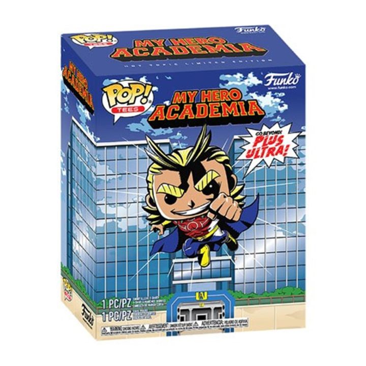 Pop & tee my hero academia all might Funko + t-shirt tamanho m…