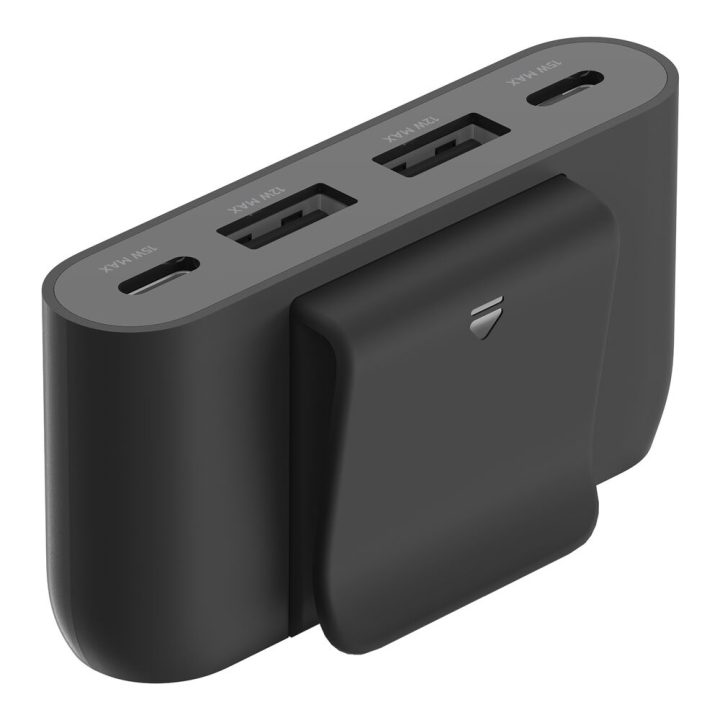 Belkin Barra de carga - 4 conectores de salida (2 USB-C, 2 x USB) -…