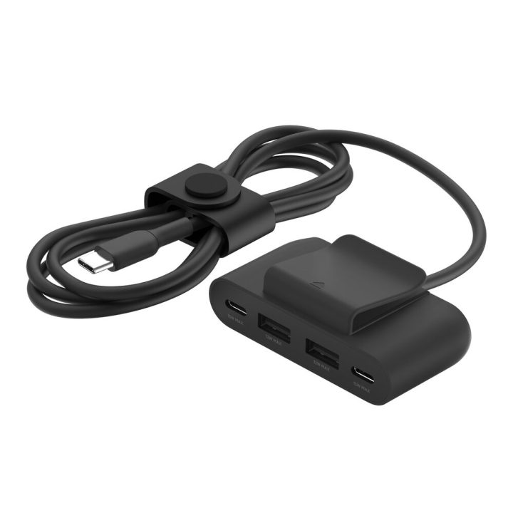 Belkin Barra de carga - 4 conectores de salida (2 USB-C, 2 x USB) -…