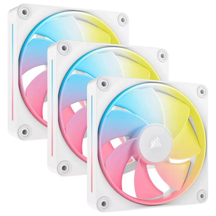 Ventilador caja Corsair LX120R icuelink RGB 3 x 120mm blanco…