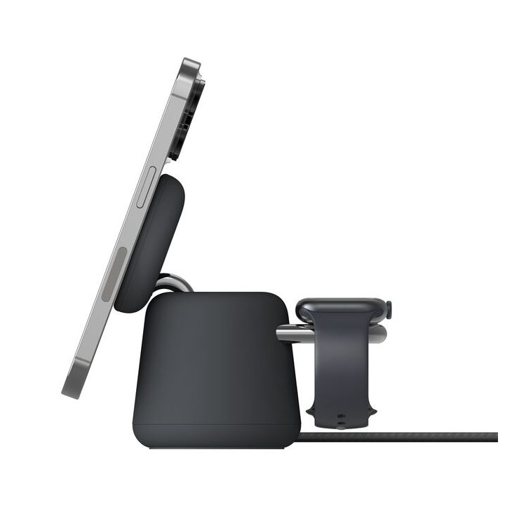Belkin WIZ020VFH36 Powerhouse Dual Charging Stand for iPhone, Apple…