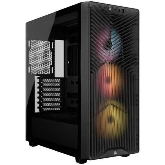 Corsair 3200D rs ARGB ATX Tempered Glass Smoke Gaming Case…