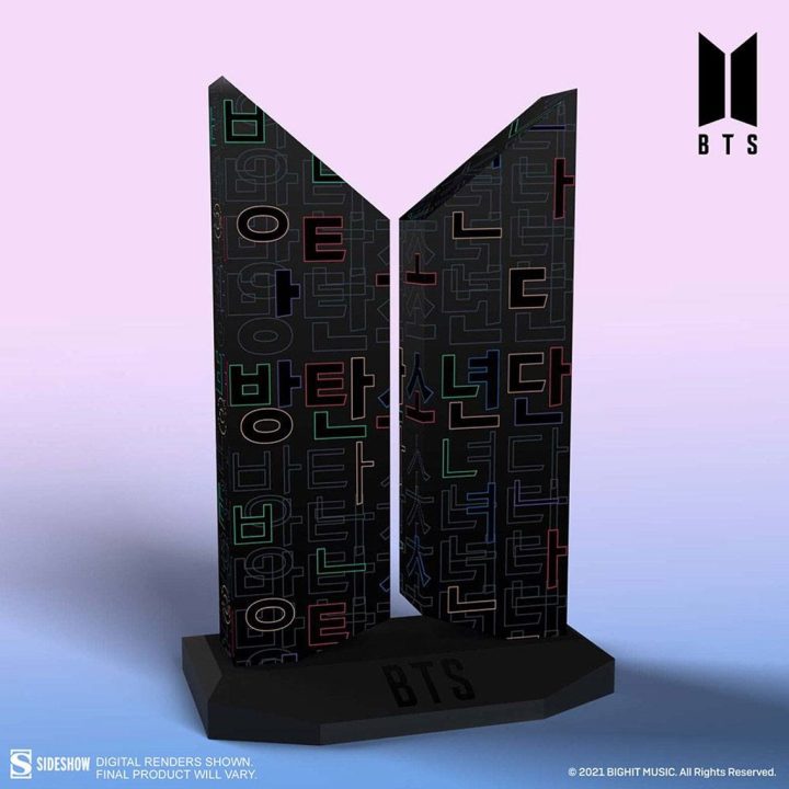Estatua premium Sideshow bts logo hangeul edition 18 cm (SS2005906)
