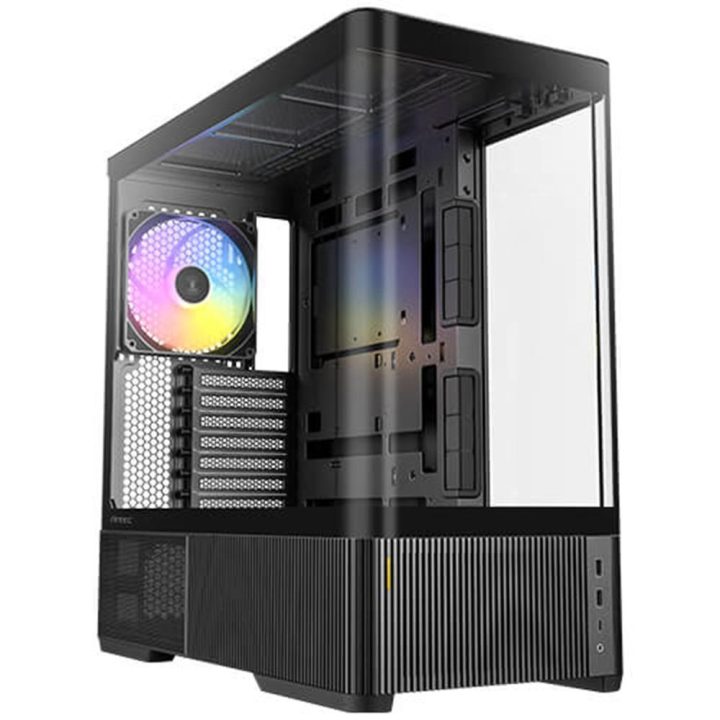 Gabinete ATX Antec C6 Curve ARGB usb3.0 sem fonte preto…