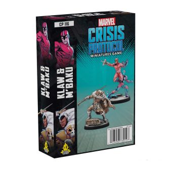 Asmodee Juego de mesa Marvel crisis protocol klaw and m´baku (ingles)…