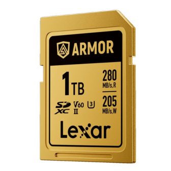 Lexar 1TB professional armor gold SDXC UHS-ii cards, up to 280MB/s…