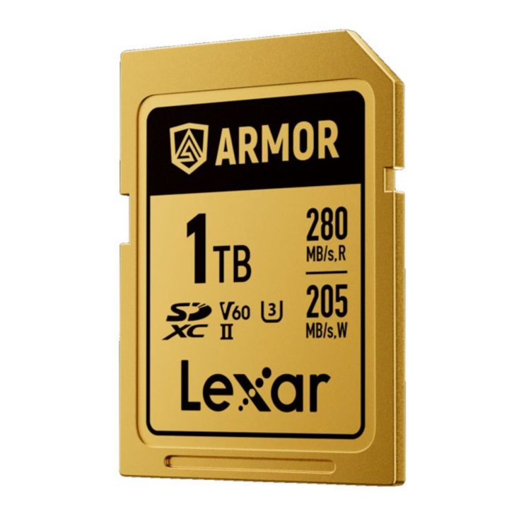 Lexar 1TB Professional Armor Gold SDXC UHS-II Card, Up to 280MB/s…