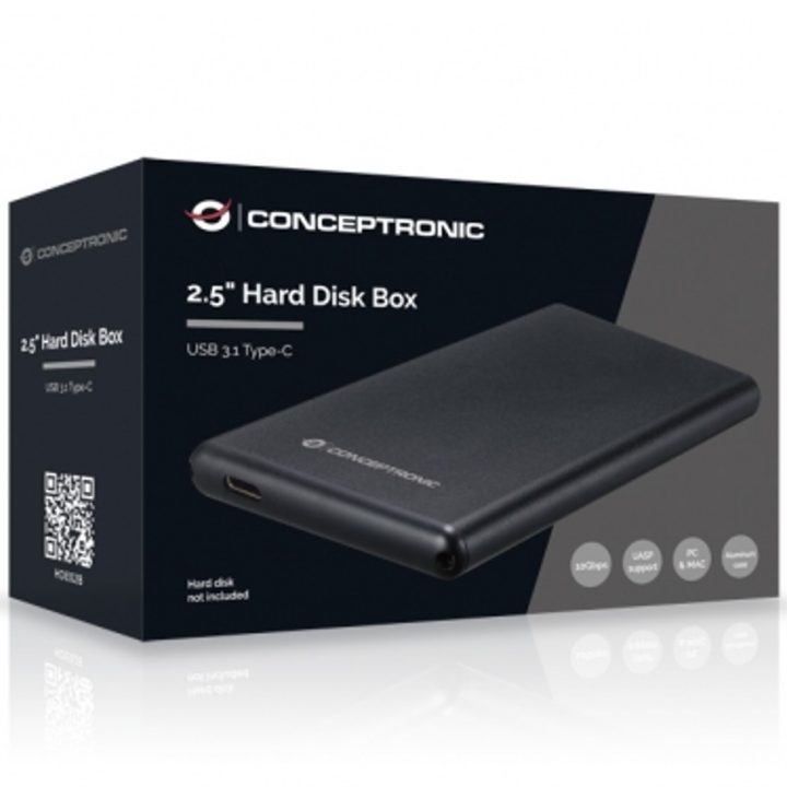 Conceptronic HDE02B caja para disco duro externo Caja de disco duro…