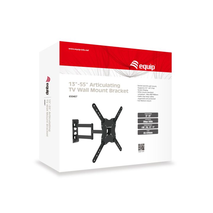 Equip Suporte de parede articulado para TV de 23"-55