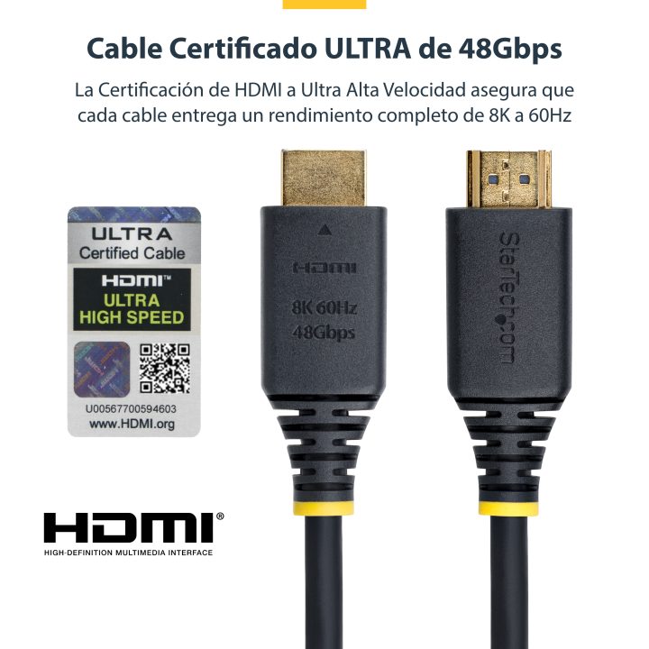 StarTech.com 4m Certified Ultra High Speed HDMI Cable -…
