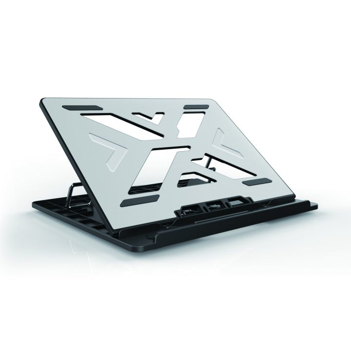 Conceptronic THANA ERGO S, Suporte para portátil Cinzento 15,6"