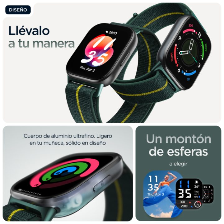 Motorola moto watch fit 1.9" OLED 44.5 mm Digital Touchscreen Green…